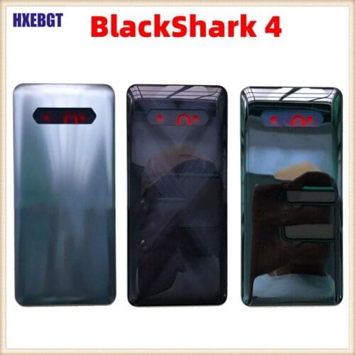 Original New For Xiaomi BlackShark 4 Back Cover Chassis Case Rear Battery Housing Door + Adhesive Sticker Repair Parts