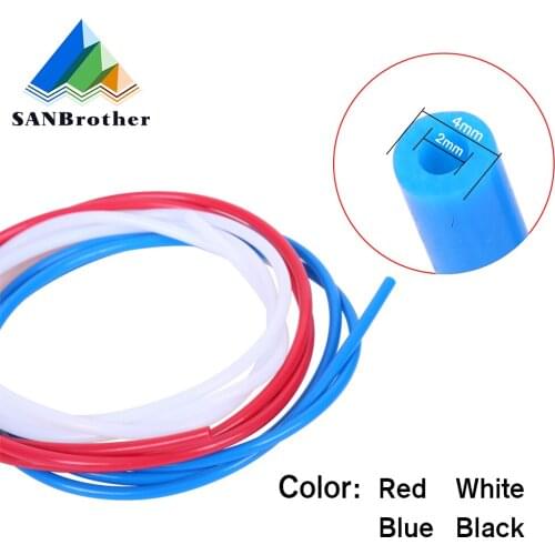 1M PTFE Tube TL-Feeder hotend Rostock Bowden Extruder 1.75mm Filament ID 2mm OD 4mm Cloned Capricornus Tube for Ender 3