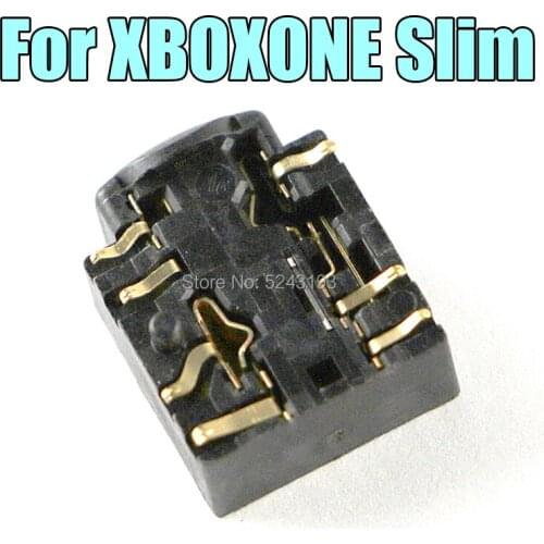 3.5mm Volume Headphone Audio Jack Plug Earphone Connector Socket Dock Port For Xbox One S Slim XboxOne Controller Repair Part