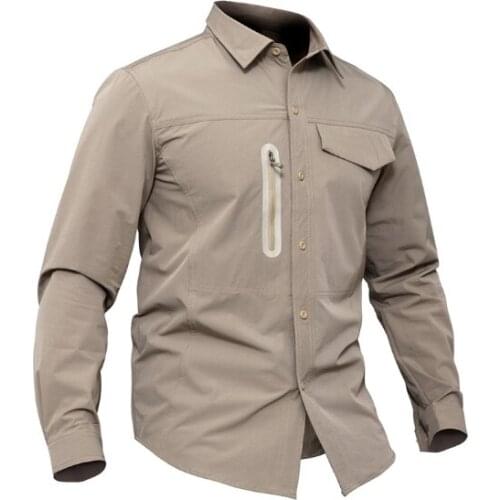 Military Tactical Shirt Men Thin Breathable Stretch Army Combat Shirts Casual Quick Dry Waterproof Long Sleeve Shirt