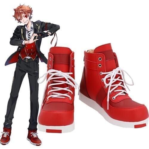 Twisted Wonderland Ace Trappola Cosplay Boots Ace Red Shoes Custom Made for Unisex