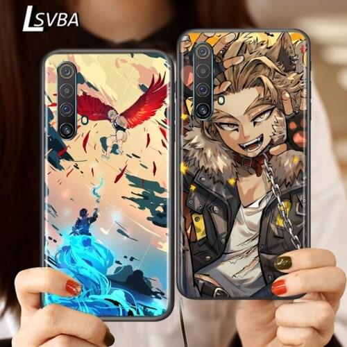 Silicone Cover BNHA Hawks Coat Anime For Realme V15 X50 X7 X3 Superzoom Q2 C11 C3 7 7i 6s 6 5 Global Pro 5G Phone Case