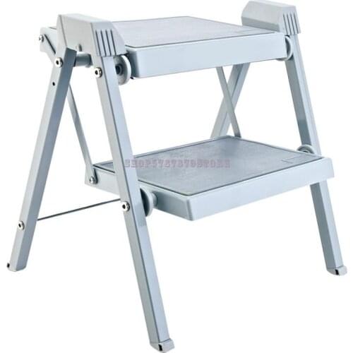 Kitchen Folding Stool Creative Simple Household Multi-functional Dual-purpose Step Stool Indoor Two-step Thickening Portable Ste