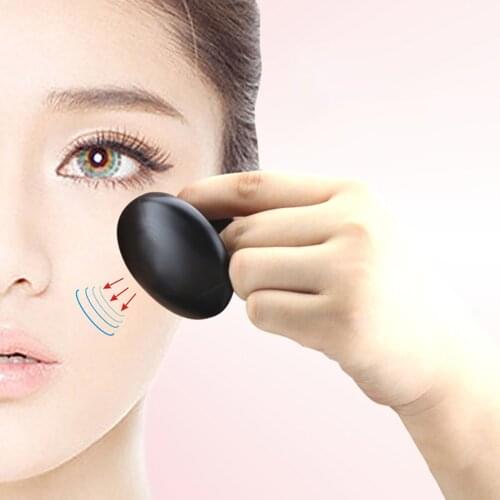 Sibin stone Bian Stone Bianchi Black Stone Carve Bianshi Mushroom Massager Traditional Acupuncture Tool Stone Massage Tool