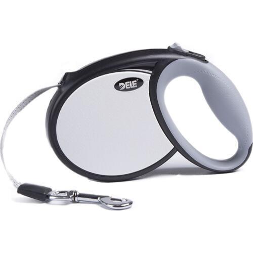 Dog Retractable Leash 2 Style Pet Auto-leash Easy Control ABS/TPR Leash Dog Extendable Pet Walking Lead Tape 3/5 Meters