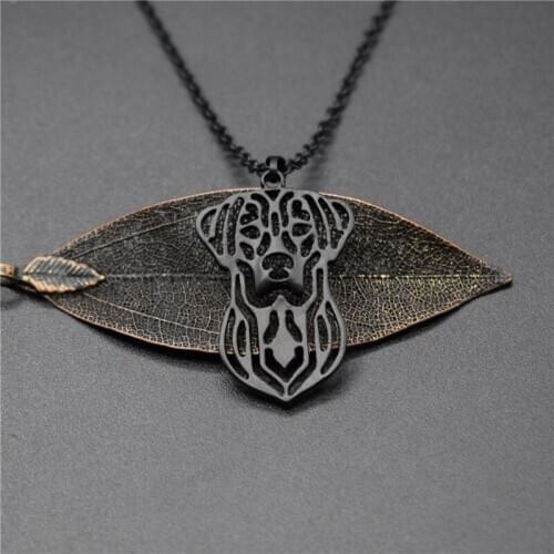 4 Colors Labrador Retriever Necklaces Cute Metal Labrador Retriever Dog Pendant Necklaces Women Pet Jewellery