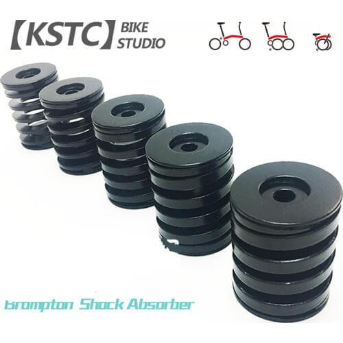 4 size folding bicycle rear shock for brompton bicycle shock absorber spring carbon