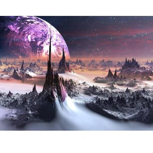 DIY Full Square/Round Diamond Painting Cross Stitch Universe Home Decoration 5D Diamond Embroidery Picture of Rhinestone