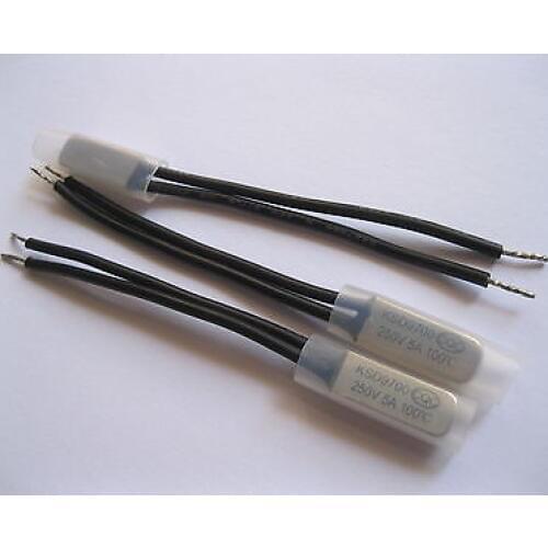 200 pcs KSD9700 Bimetal Temperature Switch 100C NC Hot Sale Normal Close