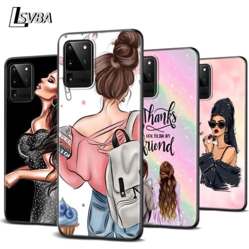 Cute Baby Mom Girls For Samsung Galaxy M31 M10 M10S M20 M21 M30 M40 M60S Note 20 10 9 8 S6 Plus Ultra Lite Phone Case