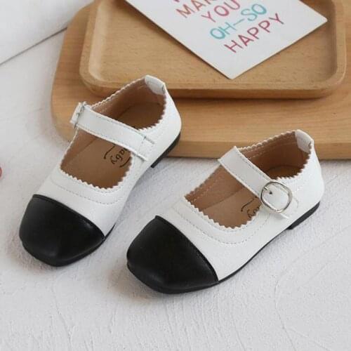 Childrens Shoes For Girls Princess Fashion Leather Shoes Kids Casual Sneakers Student Wedding Party Shoes Dance Spring Autumn