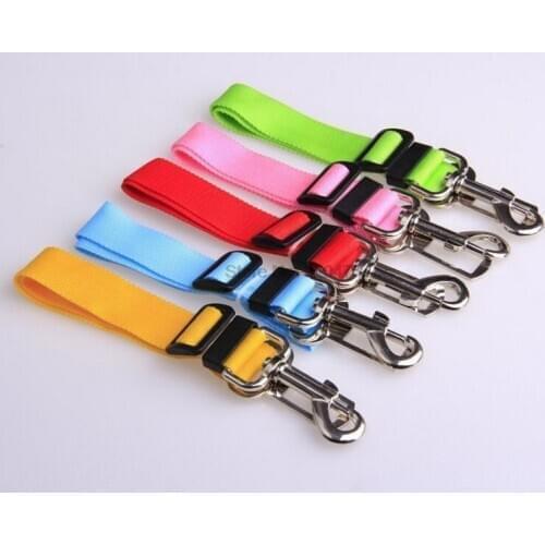By dhl 200pcs practical Car Seat Belt Seatbelt Lead Clip Pet Cat Dog Safety Car Pet accessories