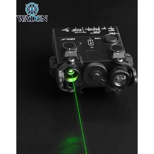 WADSN TacticalDBAL-A2 Metal Red Green Blue Laser Sight White FlashLight Strobe PEQ a2 IR Airsoft Hunting Rifle Weapon Lights
