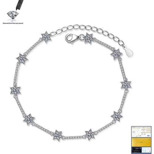 Gold TIFF White Bracelets