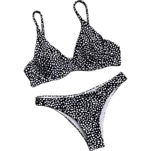 JCLOTHZI Polka Dot Swimwear