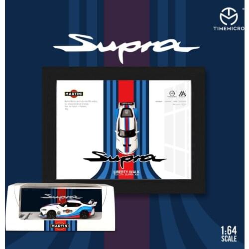 TM1/64 supra LB Works Martini White Alloy Simulation Model Play With Toy Car Model Collection