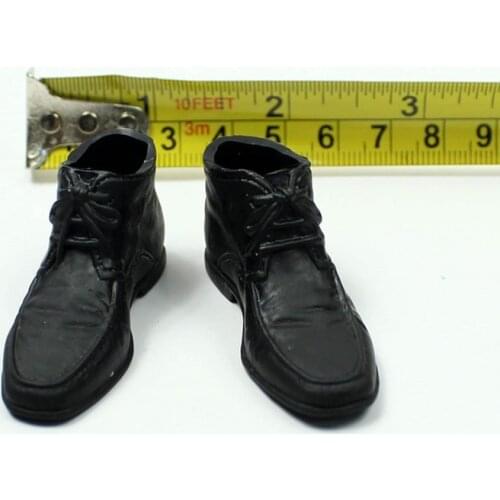 1/6 Scale Mens In Tube Leather Shoes Models for 12'' Figures Body DIY Accessories