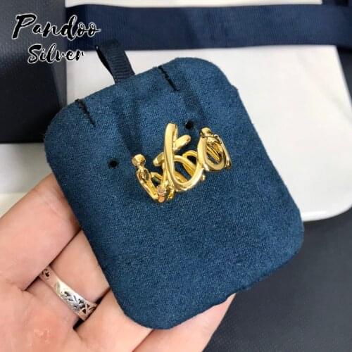 Fashion Charm Silver Plated Copy 1:1 Replica,Yellow Toi Et Moi Statement Ring YOU AND ME Women Jewelry Gift With Logo