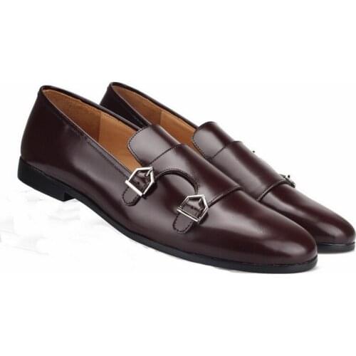 HOT GOOD brown comfortable fashion US 5-12 Mens leather wedding career work party dance shoes