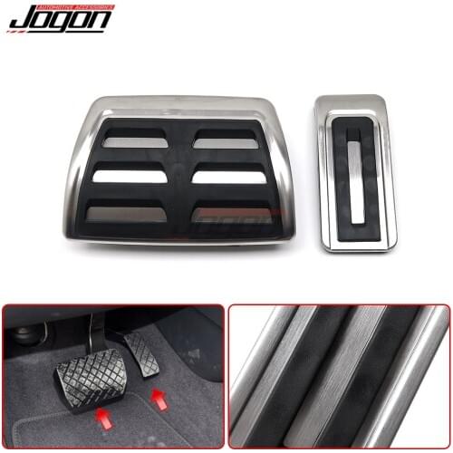 For VW For Volkswagen Transporter T6 Caravelle Multivan T5 Gas Fuel Brake Accelerator Foot Pedal Pad Plate Cover Trim AT MT