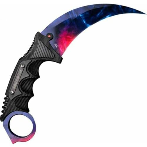 17cm*7cm for CS GO Karambit Knife Graphics Car Stickers Colorful Fashion Laptop SUV JDM Camper Waterproof Vinyl Decals