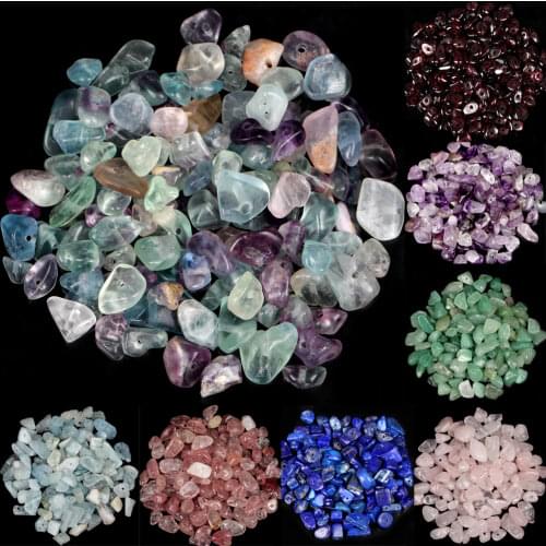 16 Inches Natural Irregular Green Fluorite Stone Chips Gravel Beads For Jewelry Making DIY Bracelet Necklace Accessories