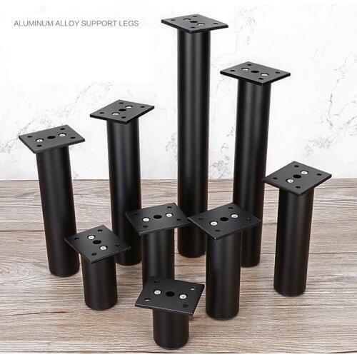 Furniture Table Legs Metal Leg High grade Aluminium Alloy Cabinet Foot Bathroom Tea Sofa All Straight Tube Ball