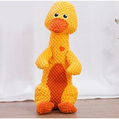 Plush Teeth-Resistant Toy Animal Shape Durable Waterproof Bite Resistant Floatable Long Lasting Squeaky Toy for Dog TN88