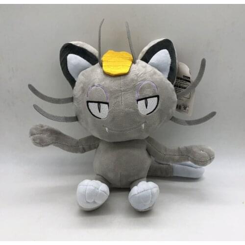 Pokemon Anime Games series new 30CM Meowth plush toy stuffed toys A birthday present for children