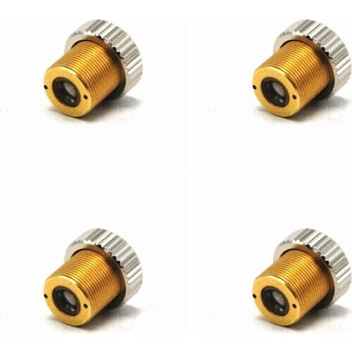 4pcs Coated Glass Collimating Lens for 405nm 450nm 515nm 520nm Blue Green Lasers Dot Focus w Holder Caps M9 G-2