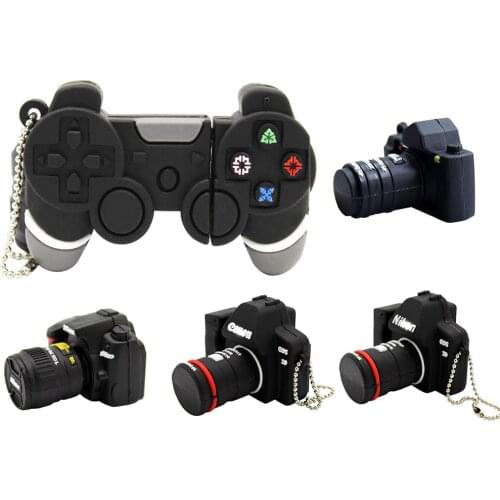 TEXT ME Cartoon 64GB cute Gamepad Creative USB Flash Drive 4GB 8GB 16GB 32GB Pendrive USB 2.0 Usb stick