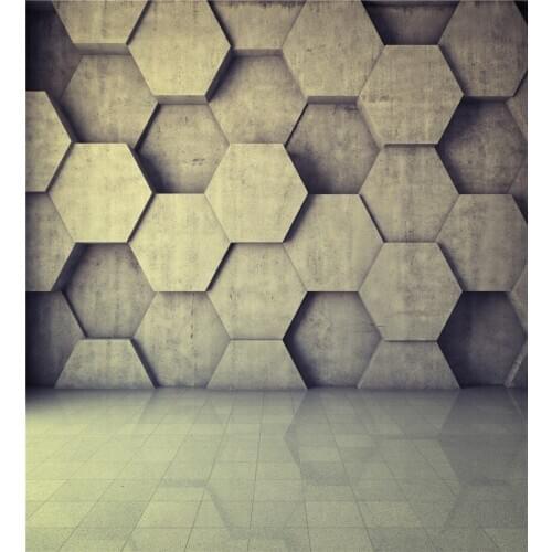 VinylBDS Photographic Backgrounds Retro Polygon Brick Wall For Children Newborn Photography Props Backdrops J01700