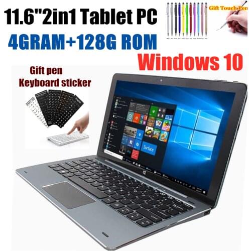 11.6 INCH 4GB DDR+128GB NC01 Windows 10 CPU 8300 Tablet PC With Pin Docking Keyboard 1920* 1080 IPS Dual Cameras HDMI-Compatible