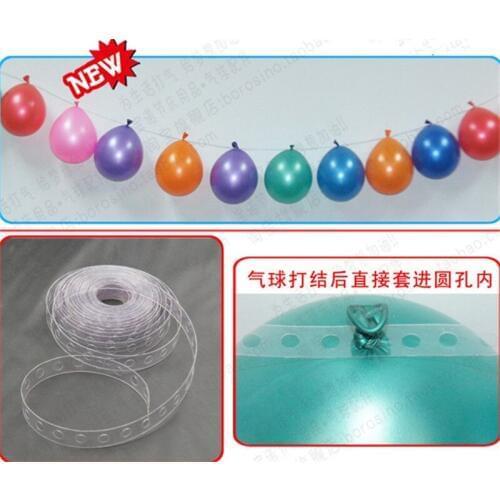 12pcs/lot latex balloons chain party festival balloon decoration accessories balloon chain 5m rubber balloon modeling props