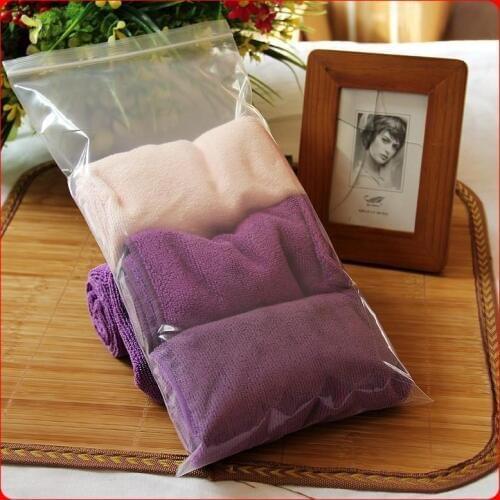 2018 Promotion 20pcs 20x40cm Thickness 200microns Pe Plastic Transparent Bag Zipper Lock Bag Clear Packaging Package Bags