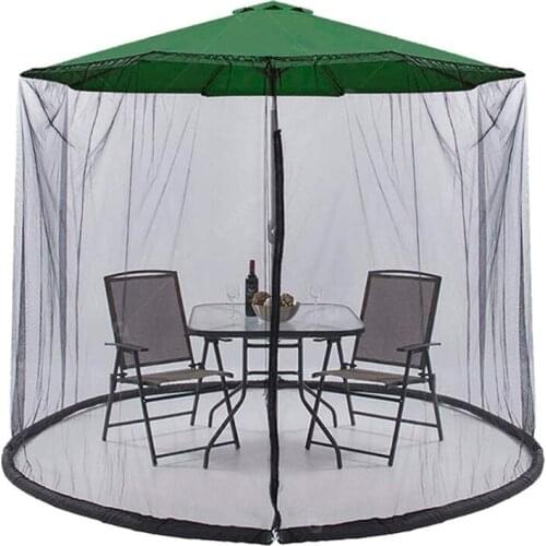 300x230cm Garden Umbrella Screen Net Mosquitoes Netting Screen Enclosure Cover