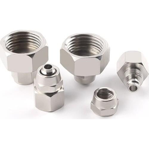 4mm 6mm 8mm 10mm 12mm 16mm x 1/8" 1/4" 3/8" 1/2" BSP Female Pneumatic Fast Twist Tube Pipe Fitting Quick Coupler Connector