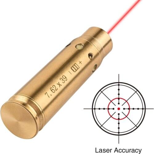 7.62x39mm Bore Sight Red Dot Boresighters 7.62 x 54R Tactical Laser Sight Pointer Without Battery
