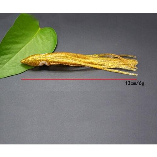 Anti-Corrosion Bionic Freshwater Octopus Lure Soft Lures 13cm/6g Artificial Octopus Bait High Quality Silicone Fishing Bait