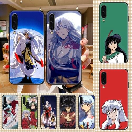 Anime Inuyasha Sesshoumaru Phone case For Samsung Galaxy A 3 5 7 8 10 20 21 30 40 50 51 70 71 E S 2016 2018 4G black painting