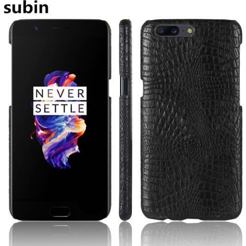OnePlus 5 A5000 Case Retro Luxury Crocodile Skin Protective Cover For Oneplus 5/OnePlus Five High Quality Phone Bag Case
