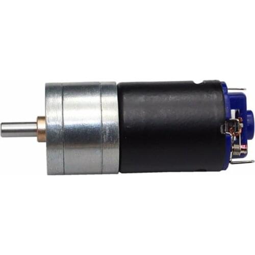 1pc DC 6.0/12.0V Black Brushed Motor GM25-370 Motor 4mm Shaft Diameter Motor