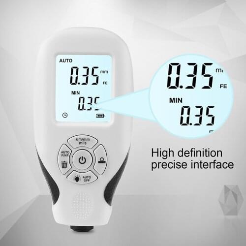 HW-300 Mini Digital Car Paint Thickness Gauge Digital Paint Coating Thickness Gauge for Car Dry Film Thickness Meter
