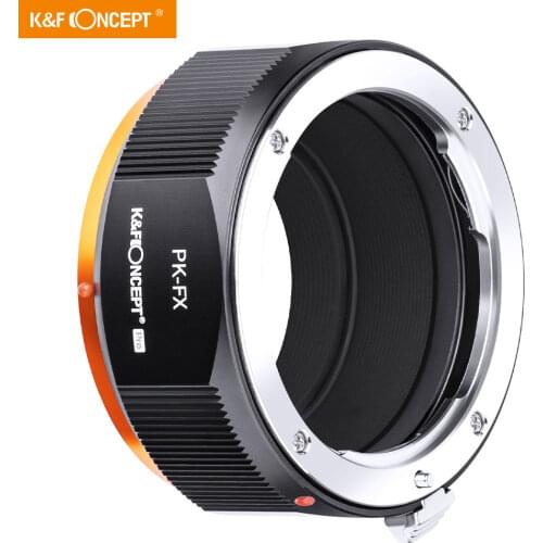 K&F Concept PK to FX High-precision camera lens adapter ring Manual Lens Mount Adapter Compatible with Pentax K Mount Lens
