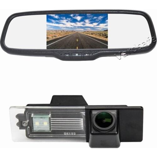 Vardsafe VS280C Rear View Camera & 5 inch Clip-on Mirror Monitor for BMW 1 Series M1 E81 E87 F20 F21 116i 118i 120i 135i 640I