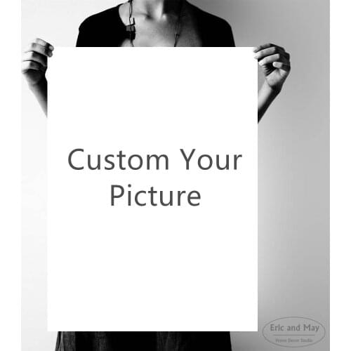 Custom Your Picture DIY Art Posters And Prints Canvas Painting Wall Pictures For Living Room Decoration Home Decor Unframed