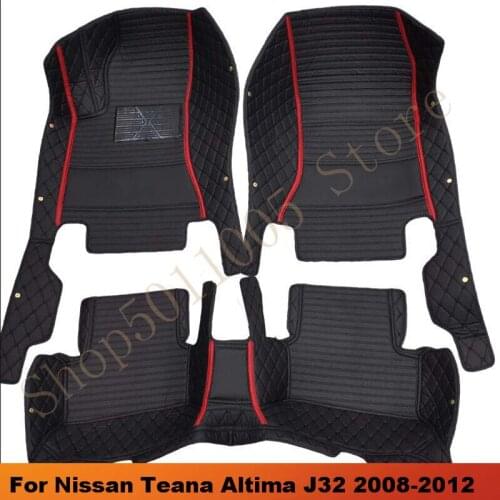 Car Floor Mats For Nissan Teana Altima J32 2008 2009 2010 2011 2012 3D heavy duty all weather protection car accessorie carpet
