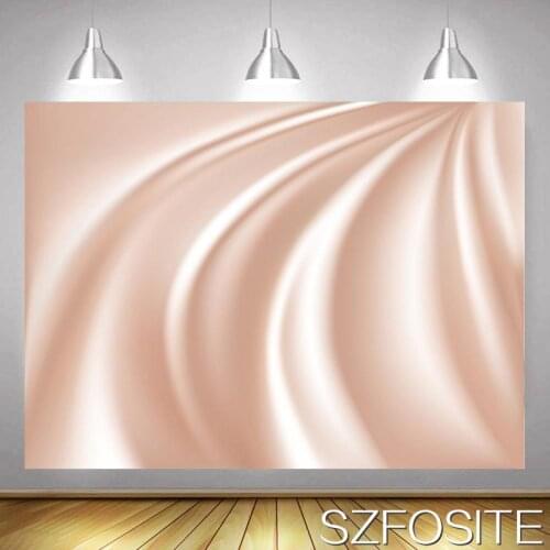 Beautiful Silk Curtain Photography Background Girl Birthday Party Room Decoration Kids Baby Bath Newborn Custom Backdrop Photo