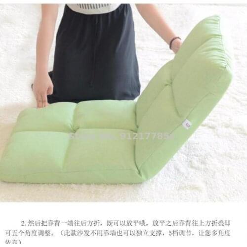 Lazy sofa tatami bed backrest folding small single dormitory bedroom bay window Japanese dormitory floor chair