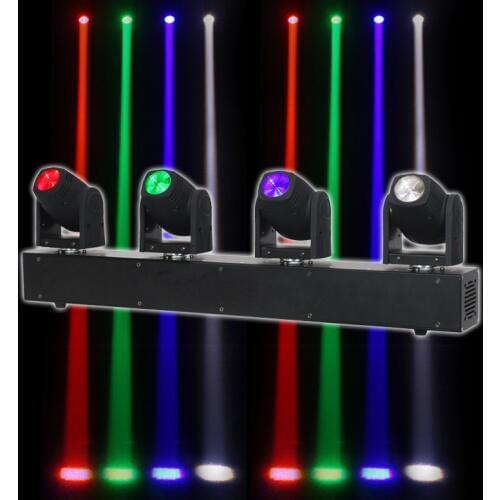 Hot sell 4in1 mini Moving Head Led bar beam Light 4 heads 10W RGBW Led disco Light DJ Lighting Beam Moving Head Light